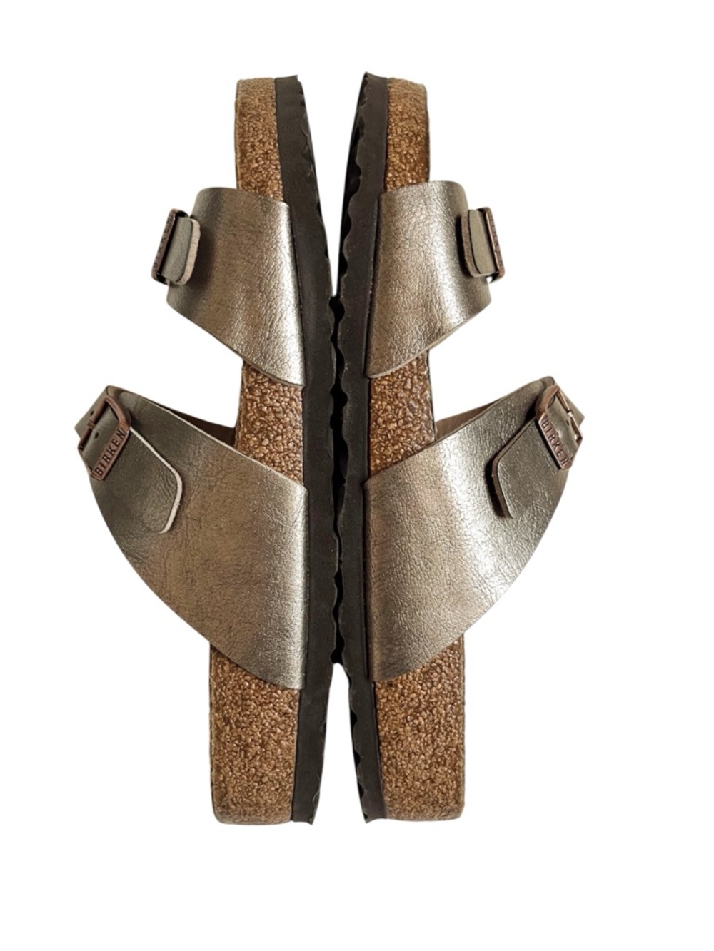 Birkenstock Arizona Metallic Sandals 41 - Picture 3 of 9